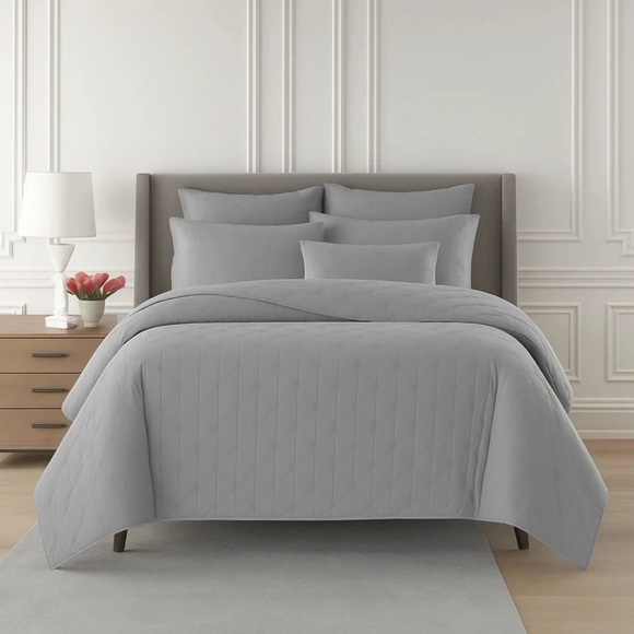 Sky Tufted Luxurious Gray Comforter Set - Picture 1 of 4